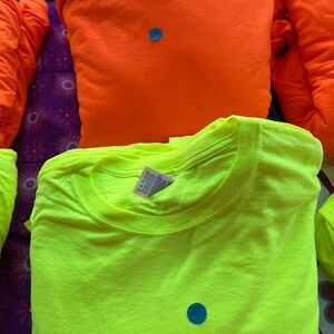 Bright Neon Orange Shirt- New